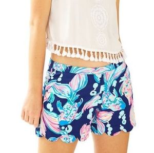 Lilly Pulitzer going coastal magnolia shorts